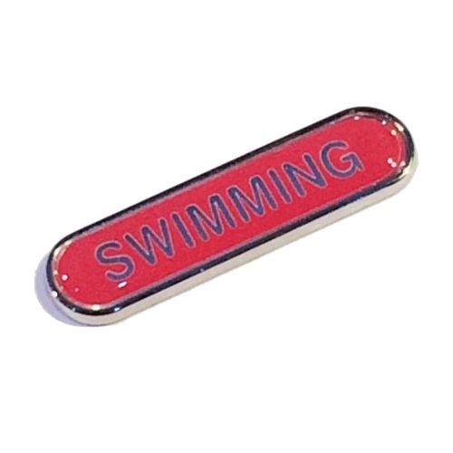 SWIMMING bar badge